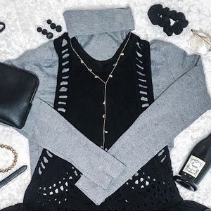 Cropped Turtle Neck